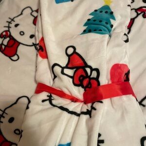 Hello Kitty Christmas Blanket.